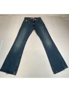 Levi's Women Size 30x32 527 Low Boot Cut Blue Denim Jeans Cotton